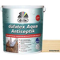 Пропитка-антисептик для дерева Dufa dufatex Aqua Antiseptik бесцветный шелковистый глянец 0.75 л