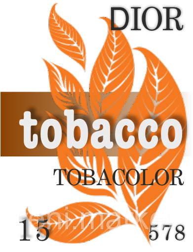 Парфумерна олія (578) версія аромату Tobacolor Dior — 15 мл композит у ролоні