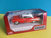 Игрушка Chevrolet Bel Air police kinsmart металл машинка Шевроле инерция