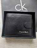 Чоловічий подарунковий набір Calvin Klein шкіряний ремінь і гаманець, фото 6