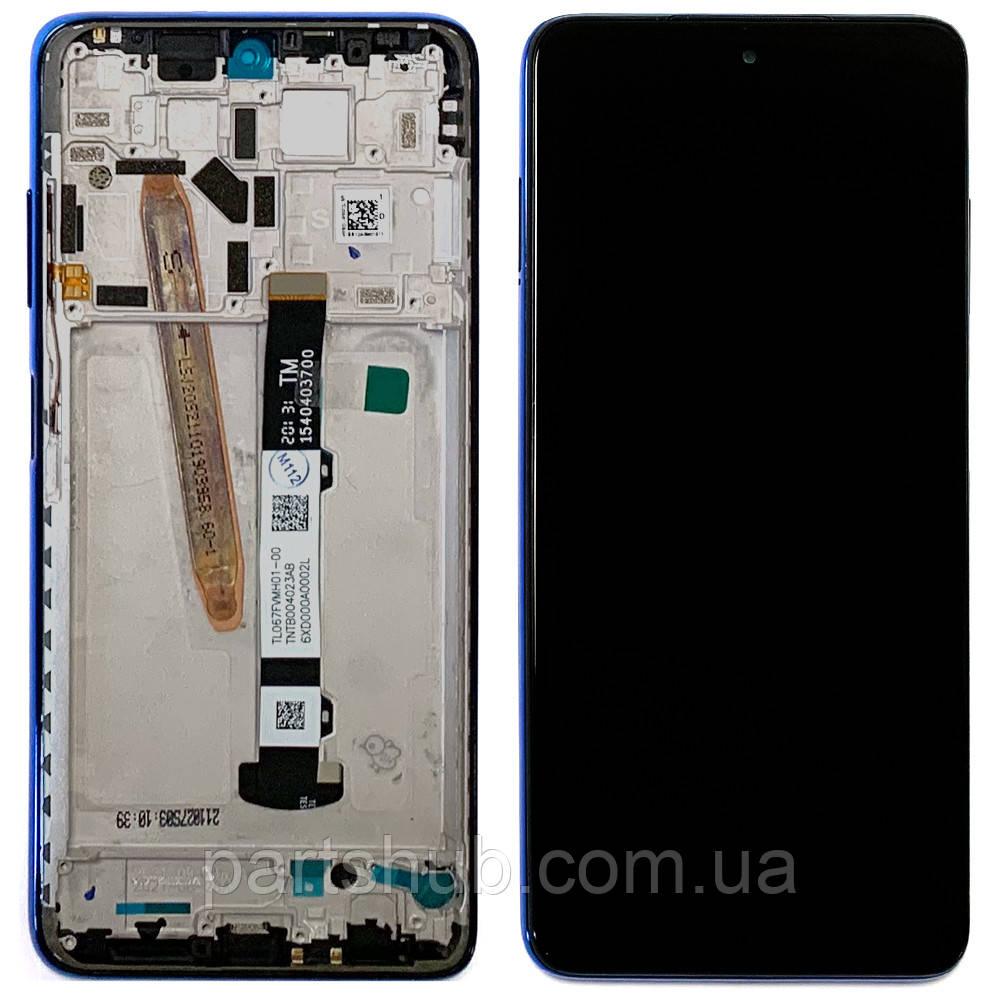 Дисплей Xiaomi Poco X3 X3 Pro X3 NFC з тачскріном і рамкою синій AAAA
