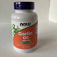 Now Garlic oil Часникова олія 1500 мг, 250 капсул