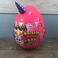 Детский набор для творчества Unicorn Surprise Box Danko Toys яйцо сюрприз единорог девочек детей подарочный