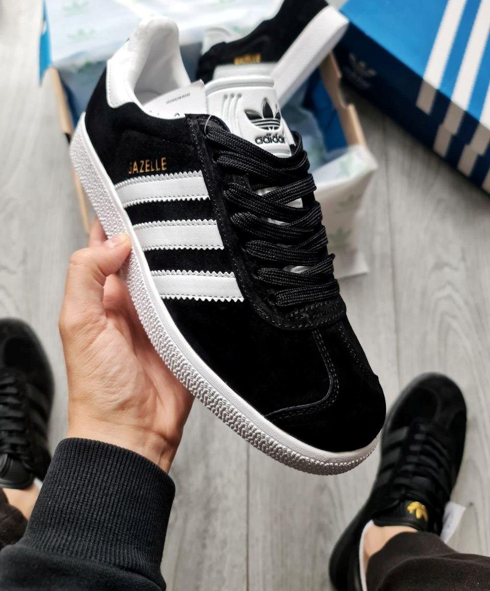 Adidas Gazelle Black White 44 ID 1908434533 1990 Prom.ua