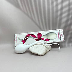 Віброяйце з пультом акумуляторне Wo-sex mini10 режимів. Біле