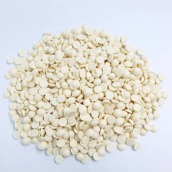 Глазур кондитерська Краплі білі термостійкі 250 г (розвіс)