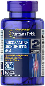 Хондропротектор Puritan's Pride Triple Strength Glucosamine Chondroitin 60 капс.