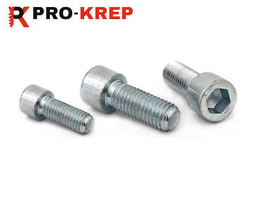 ГВИНТ З ЦИЛІНДРИЧНОЮ ГОЛОВКОЮ ТА ВНУТРІШНІМ ШЕСТИГРАННИКОМ "INBUS" DIN 912