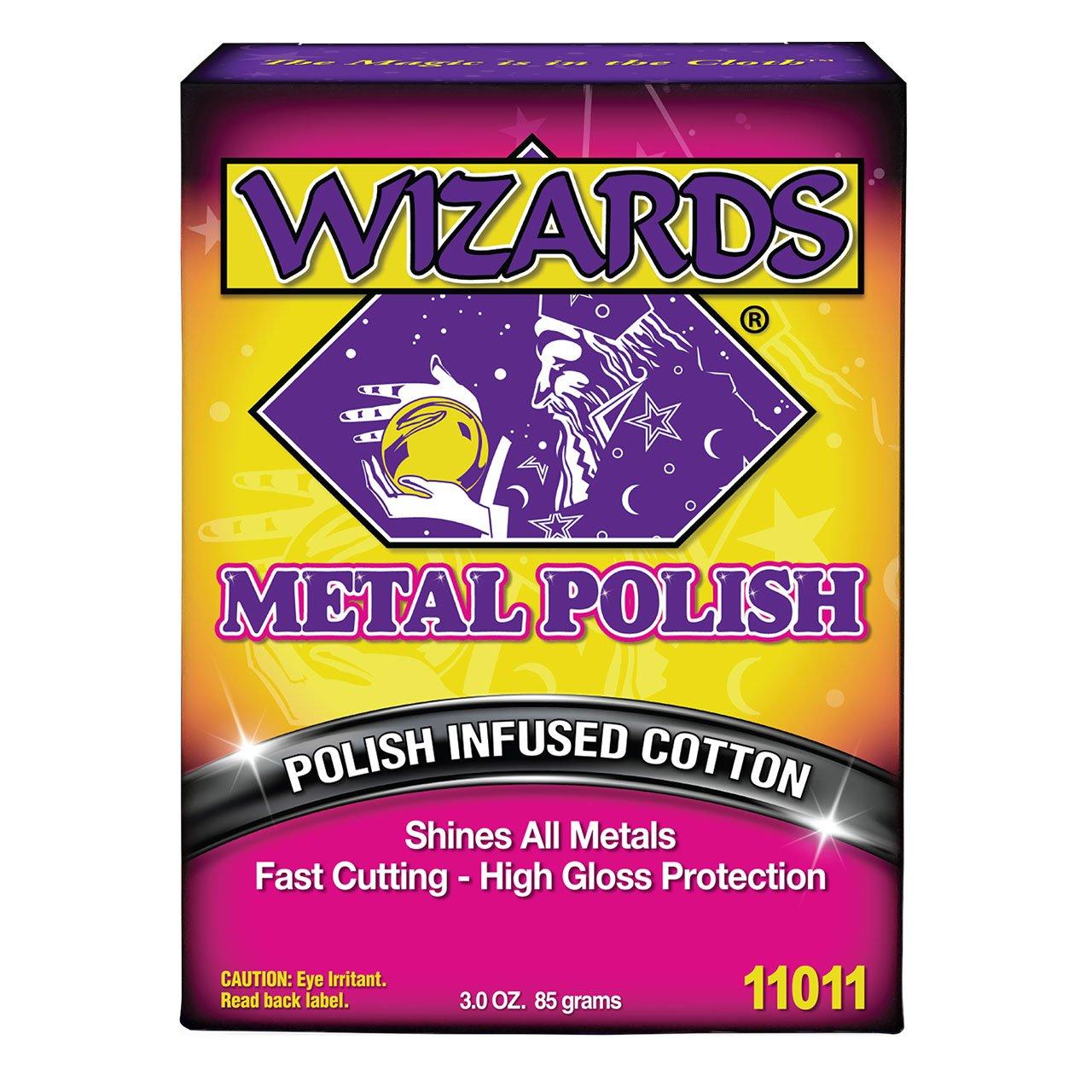 Wizards Metal Polish вата для очищення хрому, алюмінію