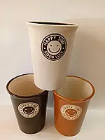 Чашка керамическая 430мл Elina "Coffee Smile" EL-3217