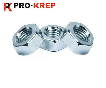 ГАЙКА ШЕСТИГРАННА DIN 934 ЦИНК БІЛИЙ