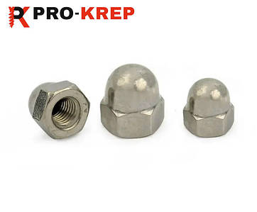 ГАЙКА КОЛПАЧКОВА DIN 1587 НЕРЖАВІЮЧА СТАЛЬ