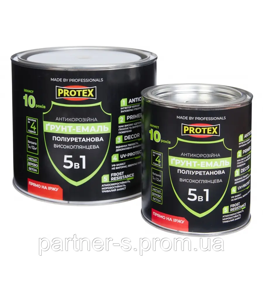 Протекс Емаль поліуретан LUXE PU-50 (0,8 кг)
