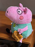 Велика м'яка іграшка Свинка Пеппа, тато Свин 14744, фото 3