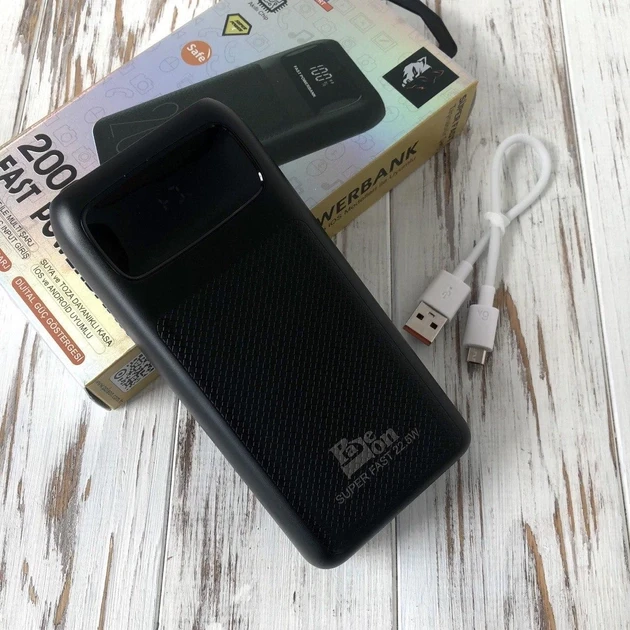 Power Bank PaLeon PLO-Fast20 22.5W павер банк 20000mAh (Black)