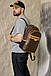 Міський Рюкзак Louis Vuitton шкіряний коричневий, фото 3