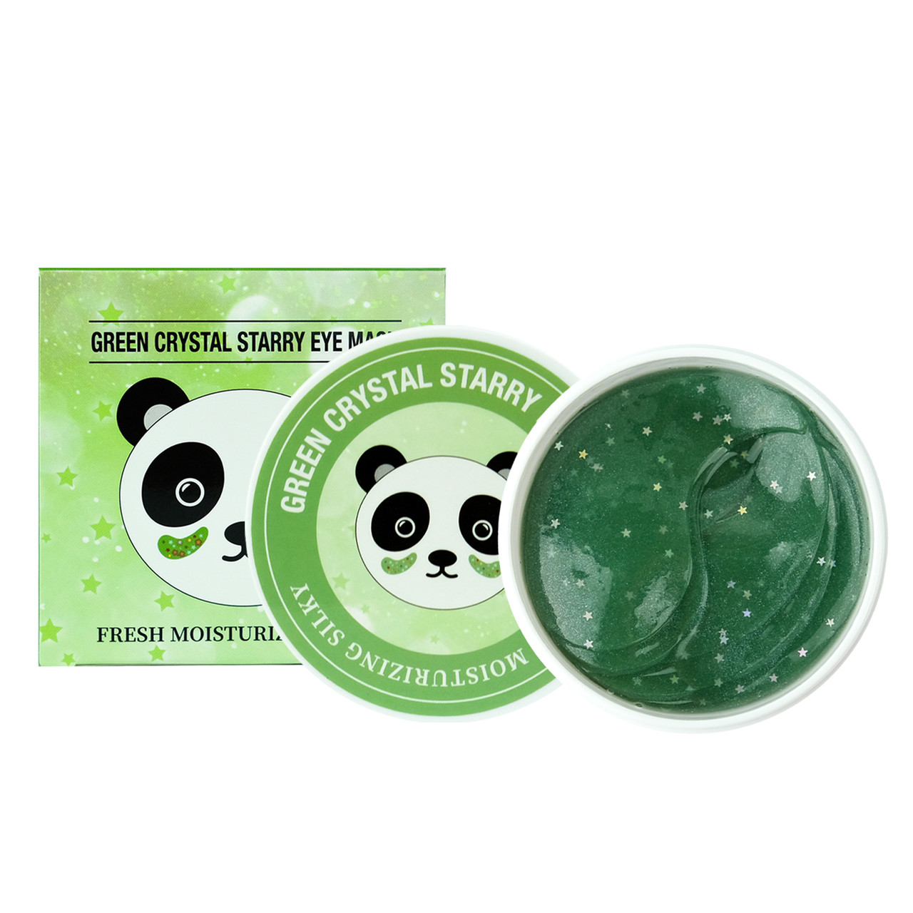 Гідрогелеві патчі під очі SERSANLOVE Green Crystal Starry Eye Mask 60 шт
