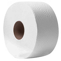 Туалетний папір "Джамбо" білий целюлозний 2 шаровий