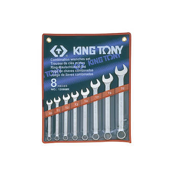 Набір ключів комбі 8ед. (10-22 мм) King Tony 1208MR