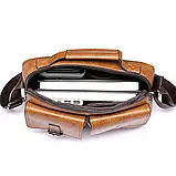 Чоловіча сумка через плече Weixier Барсетка Чоловіча сумка для документів, фото 7