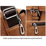 Чоловіча сумка через плече Weixier Барсетка Чоловіча сумка для документів, фото 10