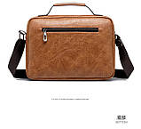 Чоловіча сумка через плече Weixier Барсетка Чоловіча сумка для документів, фото 6