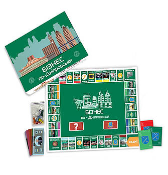 Настільна економічна Гра Монополія Бізнес по-Днепровски