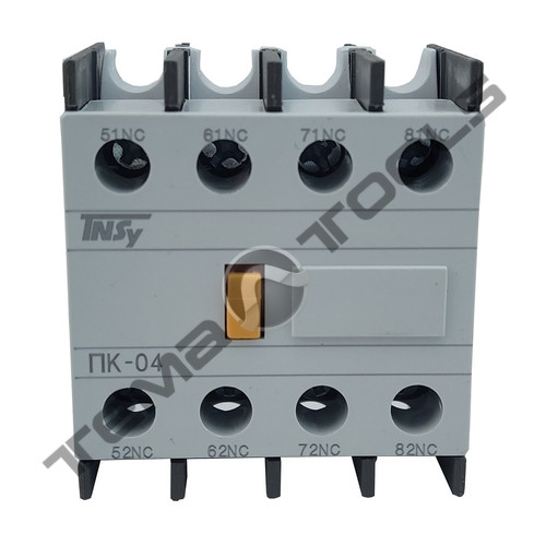 Приставка ПК04 дод.контакт 4NC контактора КММ