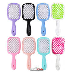 Гребінець продувний силіконовий Hollow Comb Superbrush