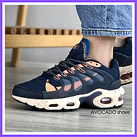 Кроссовки женские и мужские Nike air max TN+ Terrascape blue / Найк аир макс ТН+ плюс синие