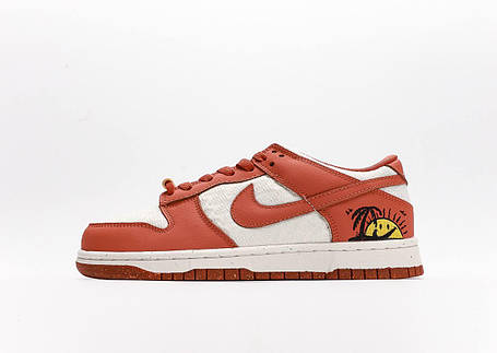 Кросівки Nike SB Dunk Low Sun Club Orange White / Найк СБ Данк Сан Клаб Низькі Помаранчеві з Білим, фото 1