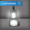 Сонячна зарядна система Solar FP-05WSL + 2 ліхтаря + радіо + Bluetooth + бездротова зарядка, фото 4