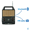 Сонячна зарядна система Solar FP-05WSL + 2 ліхтаря + радіо + Bluetooth + бездротова зарядка, фото 6