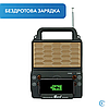 Сонячна зарядна система Solar FP-05WSL + 2 ліхтаря + радіо + Bluetooth + бездротова зарядка, фото 8