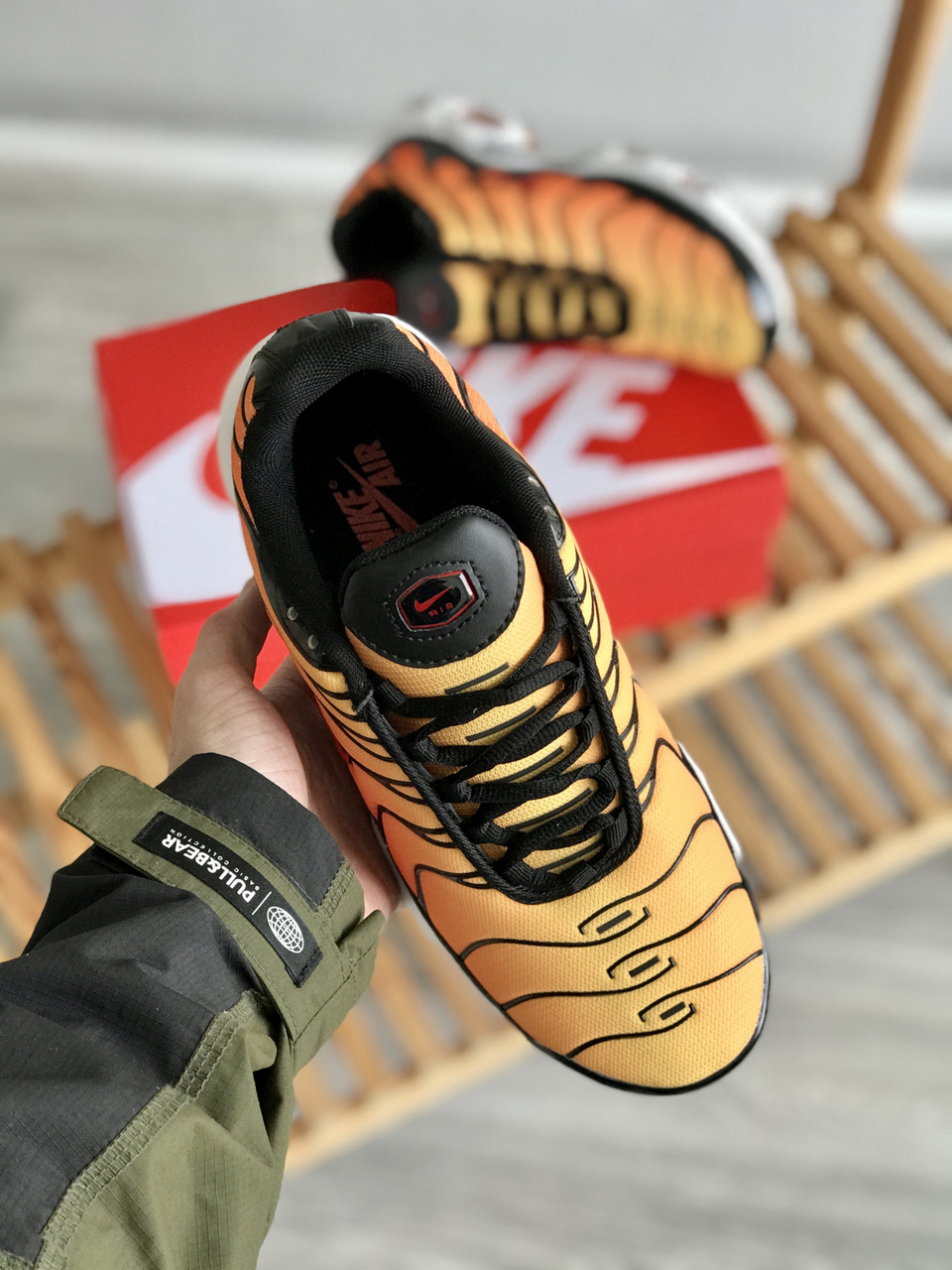 Nike air max sales yellow and orange