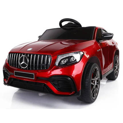 Дитяча машина на акумуляторі Just Drive Mersedes GLS. 2 мотори по 30 Вт, MP3, 6 км/год. Червоний, фото 1