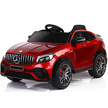 Дитяча машина на акумуляторі Just Drive Mersedes GLS. 2 мотори по 30 Вт, MP3, 6 км/год. Червоний, фото 3