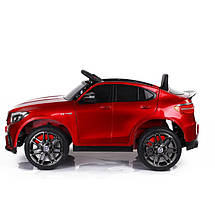 Дитяча машина на акумуляторі Just Drive Mersedes GLS. 2 мотори по 30 Вт, MP3, 6 км/год. Червоний, фото 4