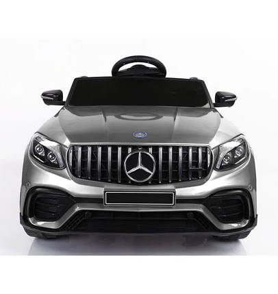 Дитяча машина на акумуляторі Just Drive Mersedes GLS. 2 мотори по 30 Вт, MP3, 6 км/год. Сірий, фото 2