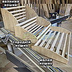 Стелаж для випічки1900*950 мм ТИП 7, стелаж для торгівлі випічкою, стелаж з хлібними кошиками, фото 7