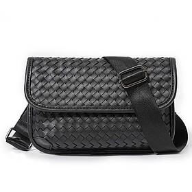 Сумка нагрудна чоловіча Наплічна сумка барсетка чоловіча Чорна