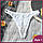 Трусики з відкритим доступом G-String (р. XS/S/M, білі), фото 3