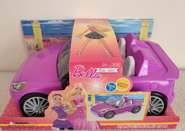 Машина кабріолет Bella для ляльки Барбі 268/368/468 від 3 років два кольори.