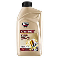 Масло моторное K2 SYNTHETIC MOTOR OIL XV-C3 0W-30 1 л - (O0331S)