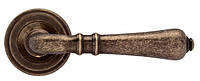 Ручка дверная на розетке Mariani Roberta старое серебро (Италия)