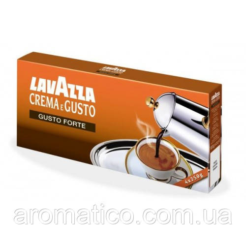 Lavazza Crema e Gusto Forte 4*250 г PROMOPACK мелена кава