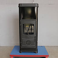 Піч сталева Plamen Dora 10 N чорна емаль