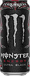 Блок енергетиків Monster Ultra Black Sugar Free 15x473 ml, фото 2