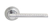Дверная ручка Firenze Solara хром/матовое серебро R ф/з