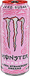Блок енергетиків Monster Ultra Strawberry Dreams Sugar Free 15x473 ml, фото 2
